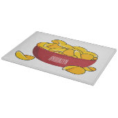 Abbildung des Potato-Chip-Cartoon Schneidebrett (Ecke)