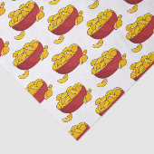 Abbildung des Potato-Chip-Cartoon Seidenpapier (Ausschnitt)