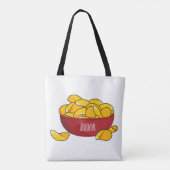 Abbildung des Potato-Chip-Cartoon Tasche (Rückseite)