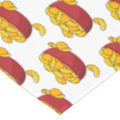 Abbildung des Potato-Chip-Cartoon Tischdecke (Schrägansicht)