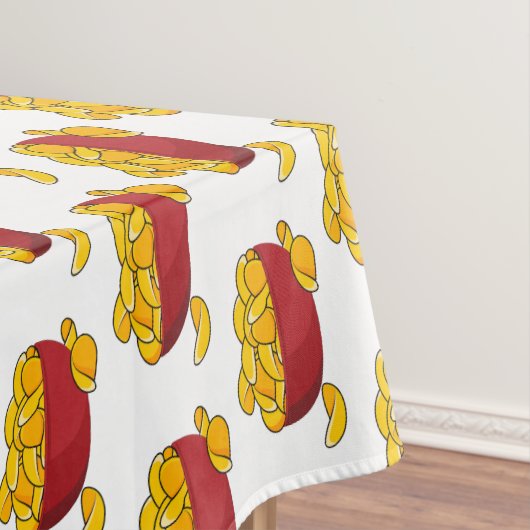 Abbildung des Potato-Chip-Cartoon Tischdecke (Beispiel)