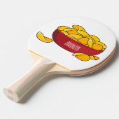 Abbildung des Potato-Chip-Cartoon Tischtennis Schläger (Vorderseite)