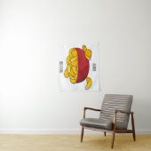 Abbildung des Potato-Chip-Cartoon Wandteppich (Beispiel)