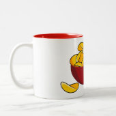 Abbildung des Potato-Chip-Cartoon Zweifarbige Tasse (Links)