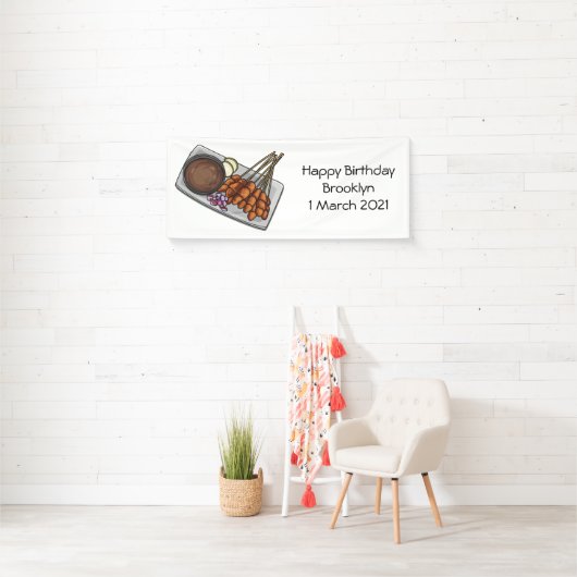 Abbildung des Satay-Cartoon Banner (Insitu)