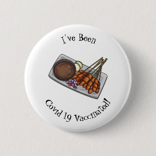 Abbildung des Satay-Cartoon Button