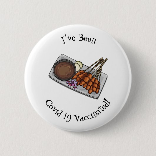 Abbildung des Satay-Cartoon Button (Vorderseite)