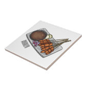 Abbildung des Satay-Cartoon Fliese (Seite)
