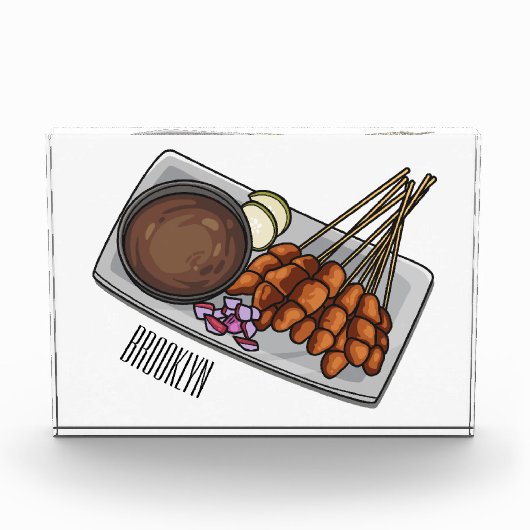 Abbildung des Satay-Cartoon Fotoblock (Vorderseite)