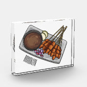 Abbildung des Satay-Cartoon Fotoblock (Links)