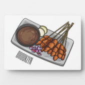 Abbildung des Satay-Cartoon Fotoplatte (Vorderseite)