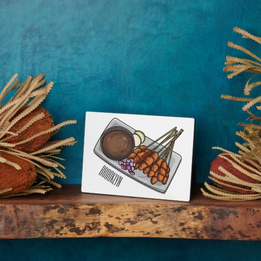 Abbildung des Satay-Cartoon Fotoplatte (Seite)