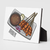 Abbildung des Satay-Cartoon Fotoplatte (Seite)