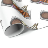 Abbildung des Satay-Cartoon Geschenkpapier (Rolleneckpunkt)