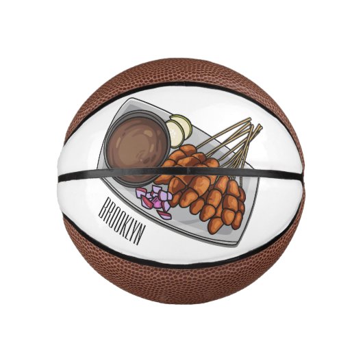 Abbildung des Satay-Cartoon Mini Basketball (Vorderseite)