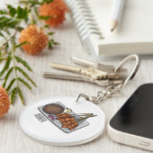 Abbildung des Satay-Cartoon Schlüsselanhänger (Vorderseite rechts)