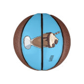 Abbildung des Schokoladenmilch-Cartoon Mini Basketball (Vertikal)