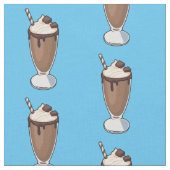 Abbildung des Schokoladenmilch-Cartoon Stoff (Nahaufnahme)