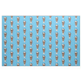 Abbildung des Schokoladenmilch-Cartoon Stoff (Fat Quarter (45,7 x 55,9 cm))