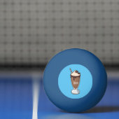 Abbildung des Schokoladenmilch-Cartoon Tischtennisball (Netto)