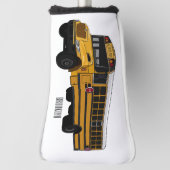 Abbildung des Schulbus-Cartoon Golf Headcover (Rotieren 90)