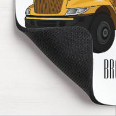 Abbildung des Schulbus-Cartoon Mousepad (Ecke)