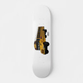 Abbildung des Schulbus-Cartoon Skateboard (Vorne)