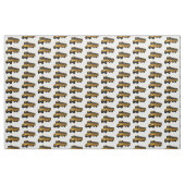 Abbildung des Schulbus-Cartoon Stoff (Fat Quarter (45,7 x 55,9 cm))