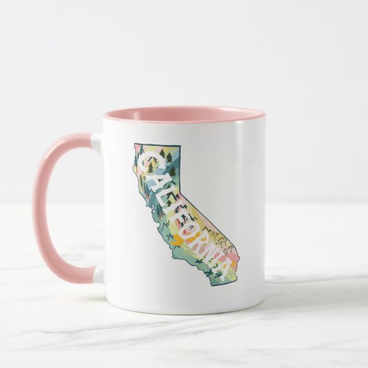 Abbildung des Staat California Tasse (Links)