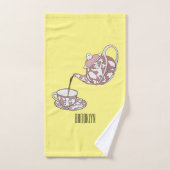 Abbildung des Teacup-Set-Cartoon Badhandtuch Set (Handtuch)