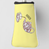 Abbildung des Teacup-Set-Cartoon Golf Headcover (Rotieren 90)