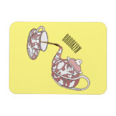 Abbildung des Teacup-Set-Cartoon Magnet (Horizontal)