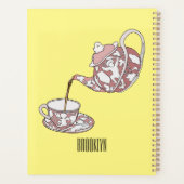 Abbildung des Teacup-Set-Cartoon Planer (Rückseite)