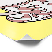 Abbildung des Teacup-Set-Cartoon Poster (Ecke)