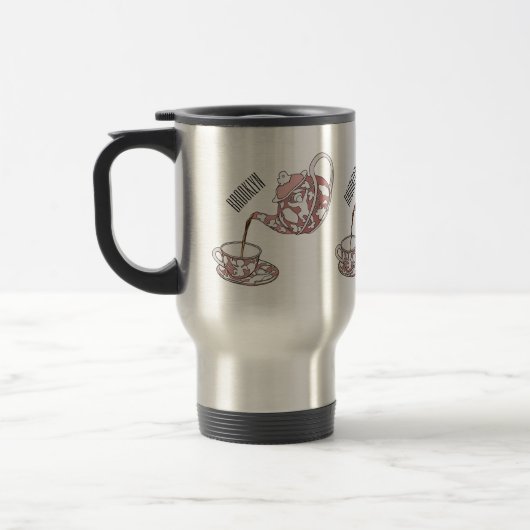 Abbildung des Teacup-Set-Cartoon Reisebecher (Links)
