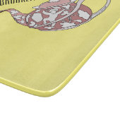 Abbildung des Teacup-Set-Cartoon Schneidebrett (Ecke)