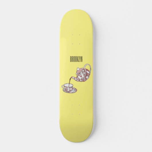Abbildung des Teacup-Set-Cartoon Skateboard (Vorne)