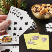 Abbildung des Teacup-Set-Cartoon Spielkarten (In Situ)