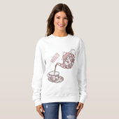 Abbildung des Teacup-Set-Cartoon Sweatshirt (Vorne ganz)