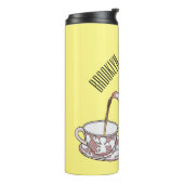 Abbildung des Teacup-Set-Cartoon Thermosbecher (Nach links gedreht)