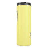 Abbildung des Teacup-Set-Cartoon Thermosbecher (Rückseite)