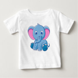 Abbildung des tierischen Cartoon Baby T-shirt