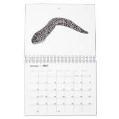 Abbildung des tierischen Cartoon Kalender (Jan 2027)