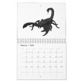 Abbildung des tierischen Cartoon Kalender (Feb 2026)