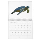 Abbildung des tierischen Cartoon Kalender (Mär 2027)