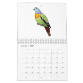 Abbildung des tierischen Cartoon Kalender (Jan 2027)