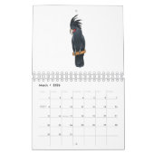 Abbildung des tierischen Cartoon Kalender (Mär 2026)