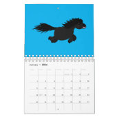 Abbildung des tierischen Cartoon Kalender (Jan 2026)