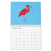 Abbildung des tierischen Cartoon Kalender (Feb 2027)