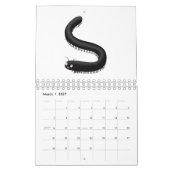 Abbildung des tierischen Cartoon Kalender (Mär 2027)
